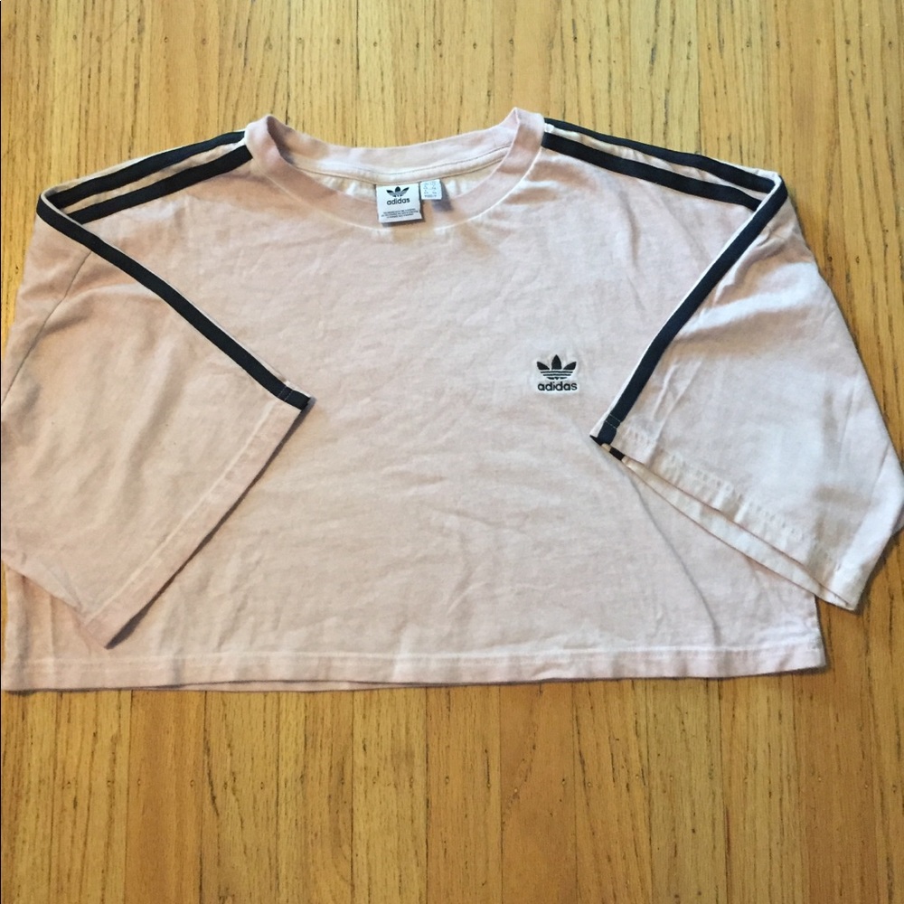 Adidas 3 stripe t-shirt